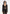 Sheer Shirt with Clasp - Black