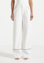 mina-contrast-piped-pleated-trousers-white-black