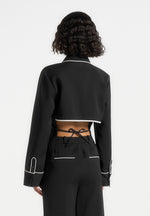 contrast-piped-backless-tie-shirt-black-white