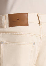 DN002 - Relaxed Fit Denim Jeans - Cream