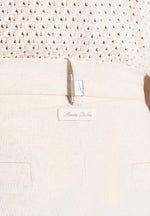 Dorian - Pleated Linen Pants - Natural