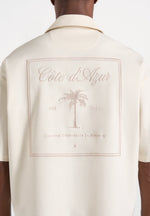 Alexis - Unisex Cote d'Azur Boxy Shirt - Cream