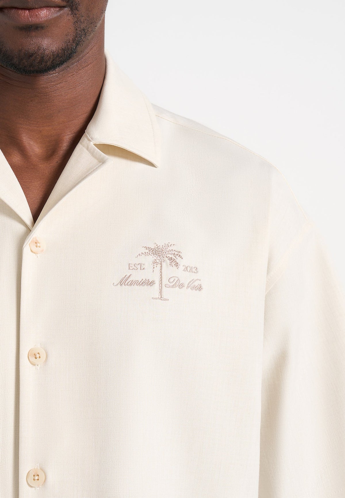 alexis-unisex-cote-dazur-boxy-shirt-cream