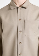 Valentin - Tailored Overshirt - Beige