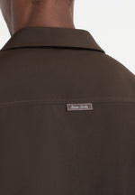 Valen - Applique Detail Long Sleeve Shirt - Brown