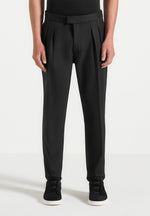Hubert - Slim Fit Tailored Pants - Black