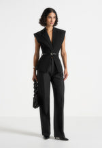 linda-tailored-wide-shoulder-cinched-waistcoat-black