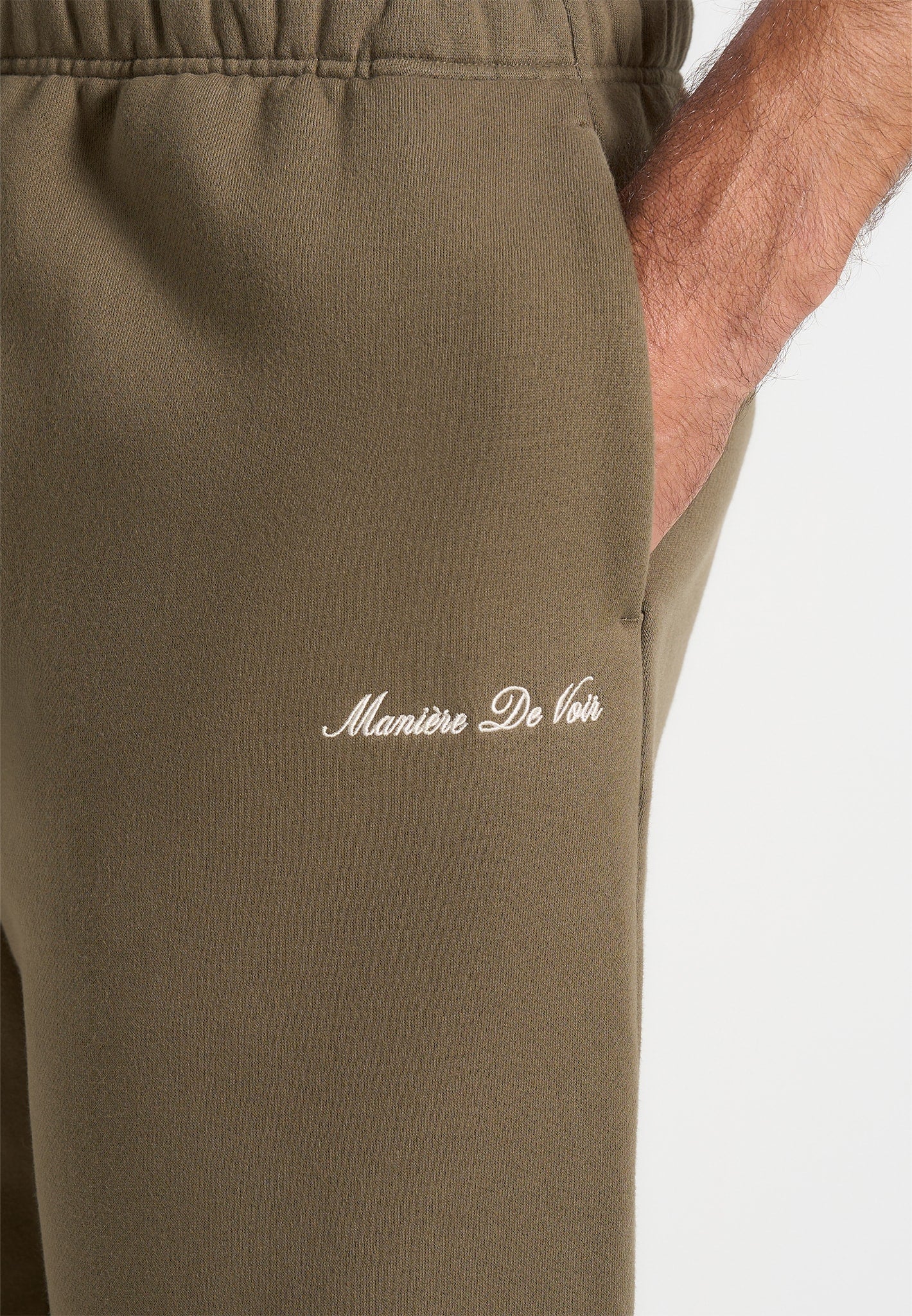 JS005 - Signature Regular Fit Cuffed Joggers - Olive