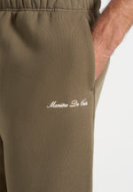 JS005 - Signature Regular Fit Cuffed Joggers - Olive
