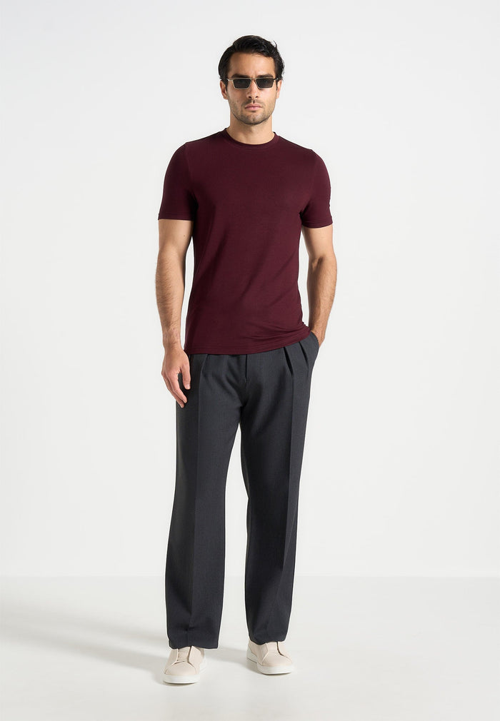 armand-fitted-luxe-t-shirt-wine-red