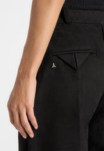 solene-suede-wide-leg-pleated-trousers-black