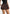 Zoe - Satin Balloon Shorts - Espresso/Black