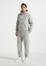 JS005 - Signature Regular Fit Cuffed Joggers - Marl Grey
