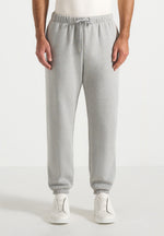 JS005 - Signature Regular Fit Cuffed Joggers - Marl Grey
