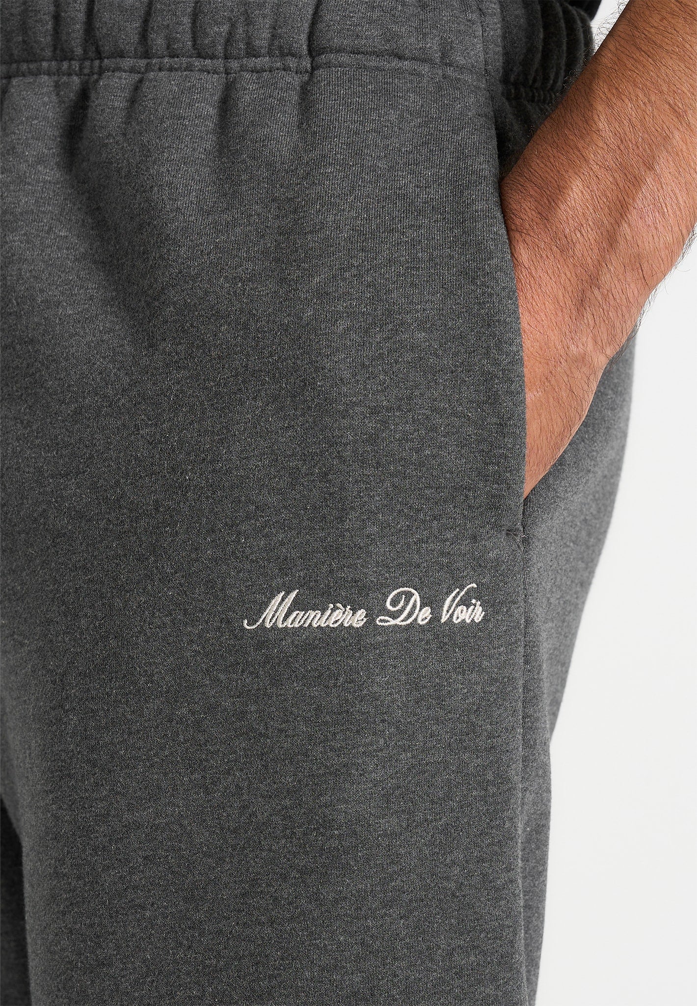 JS005 - Signature Regular Fit Cuffed Joggers - Charcoal Grey