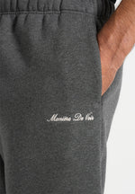 JS005 - Signature Regular Fit Cuffed Joggers - Charcoal Grey