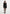 Edith - Tweed Pleated Skort With Chain - Black