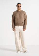 kamil-art-slogan-brushed-wool-knit-jumper-beige