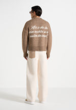 kamil-art-slogan-brushed-wool-knit-jumper-beige