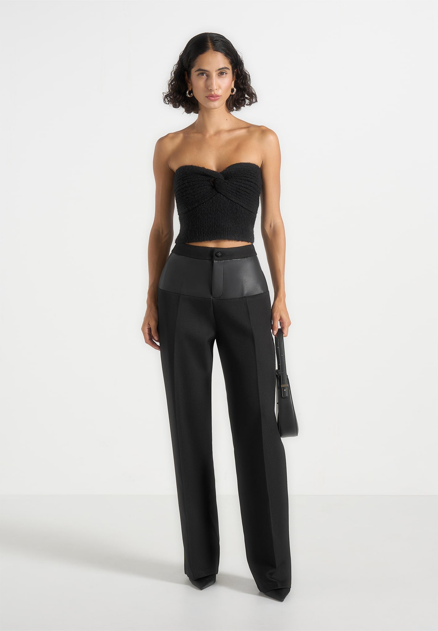 bandeau-with-shawl-cardigan-black