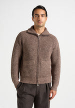 jamie-unisex-speckled-wool-zip-through-jacket-taupe