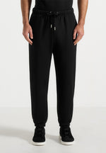 JS005 - Signature Regular Fit Cuffed Joggers - Black