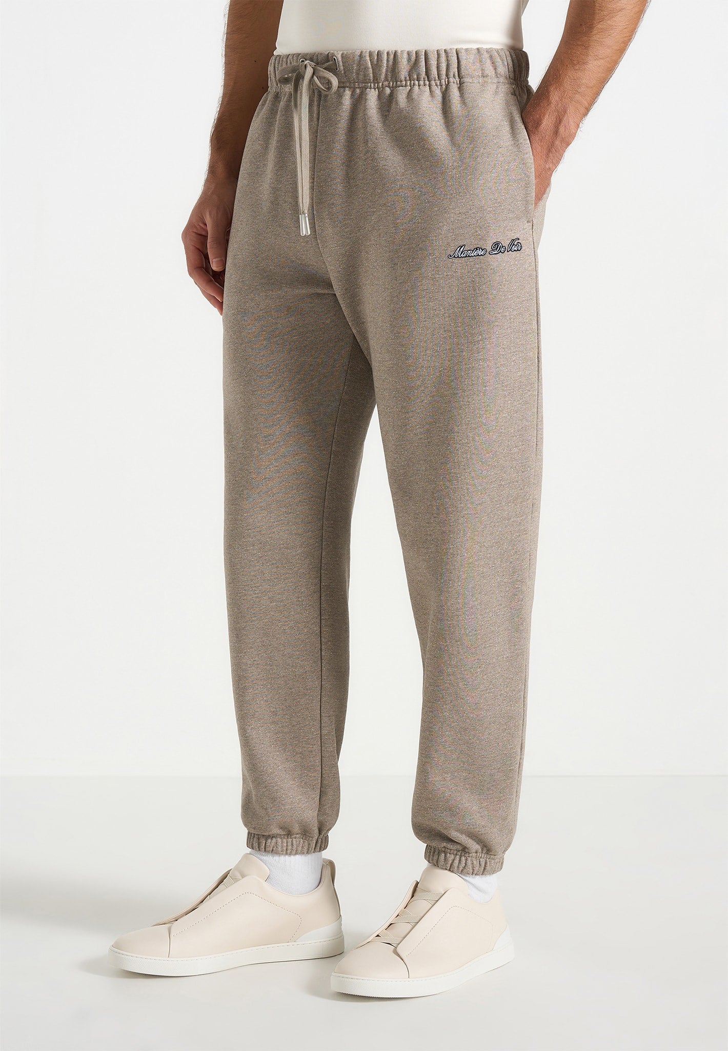 Alistair - Signature Regular Fit Cuffed Joggers - Taupe 