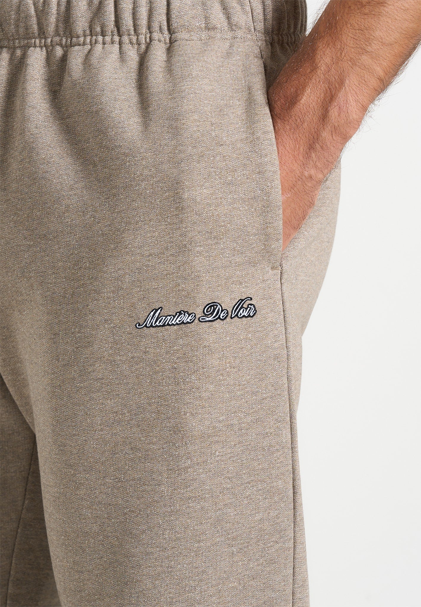 JS005 - Signature Regular Fit Cuffed Joggers - Taupe