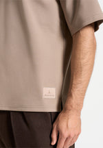 TS007 - Relaxed Fit Cotton T-Shirt - Taupe