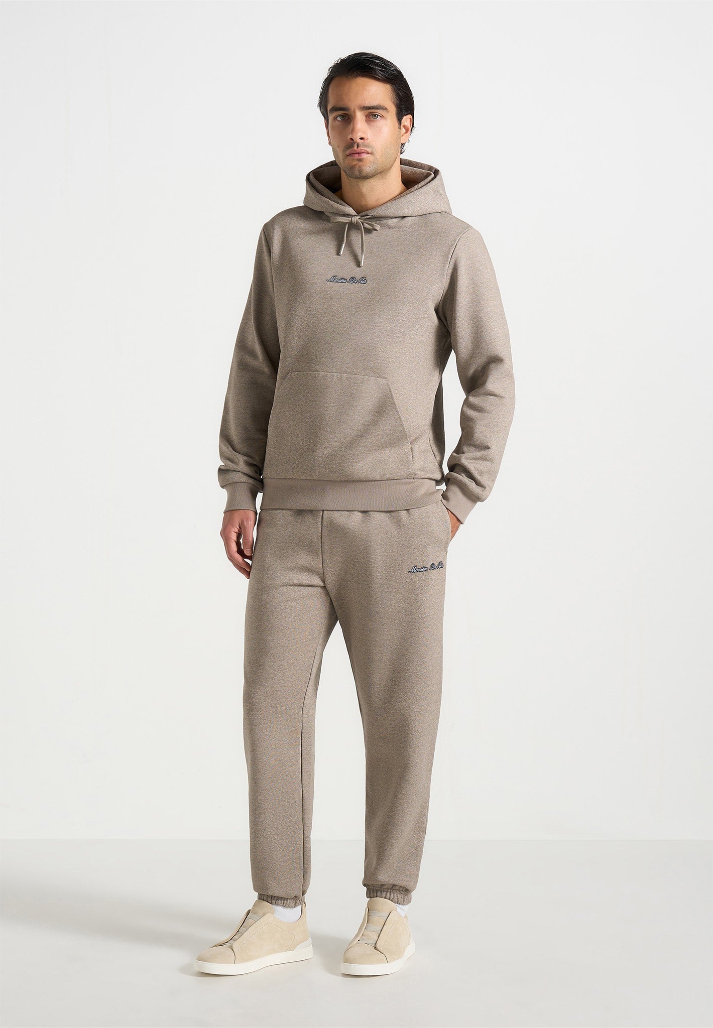 Alistair - Signature Regular Fit Cuffed Joggers - Taupe 