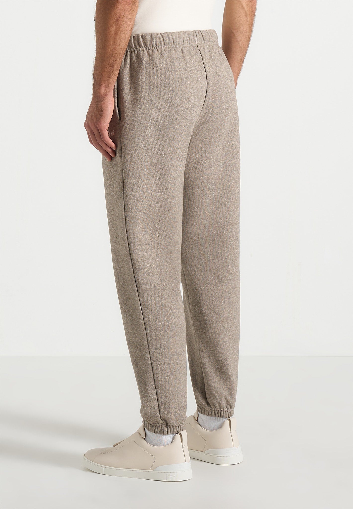 JS005 - Signature Regular Fit Cuffed Joggers - Taupe