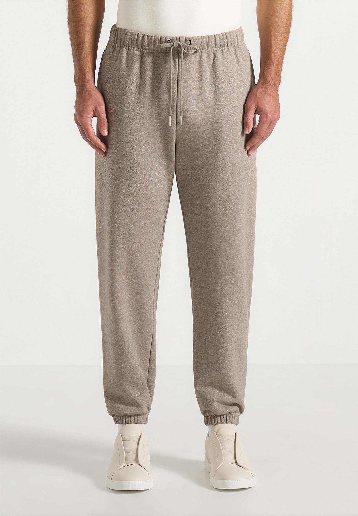 Alistair - Signature Regular Fit Cuffed Joggers - Taupe