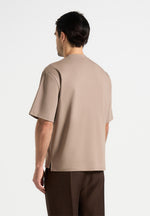 TS007 - Relaxed Fit Cotton T-Shirt - Taupe