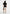 Baya - Tailored Cinch Waist Pleated Blazer Dress - Black