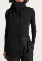 melia-reversible-leather-suede-scarf-black