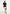 Baya - Tailored Cinch Waist Pleated Blazer Dress - Black