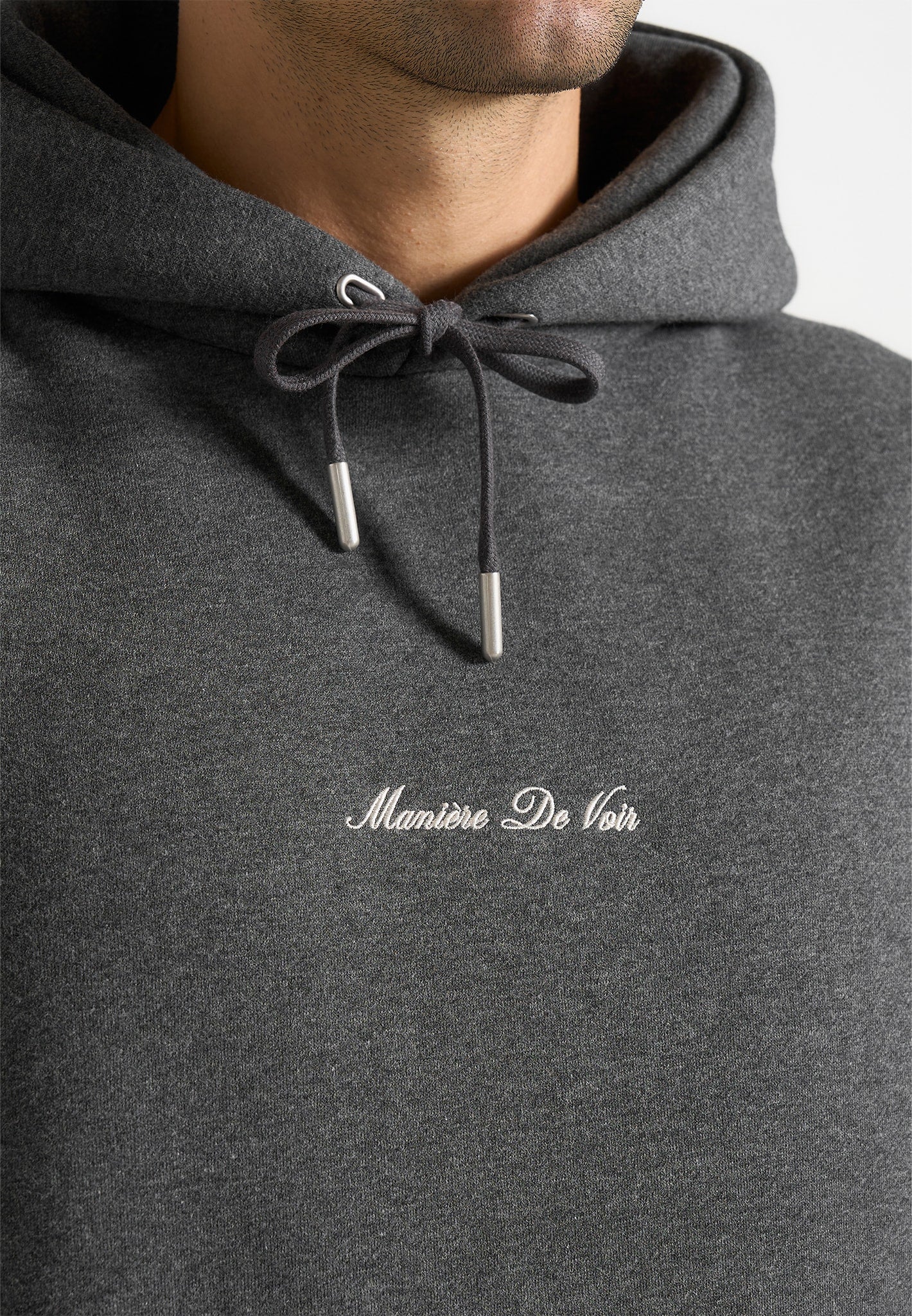 Gustave - Signature Regular Fit Hoodie - Charcoal Grey