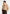 Ama - Plush Ribbed Jacket with Neck Scarf - Beige