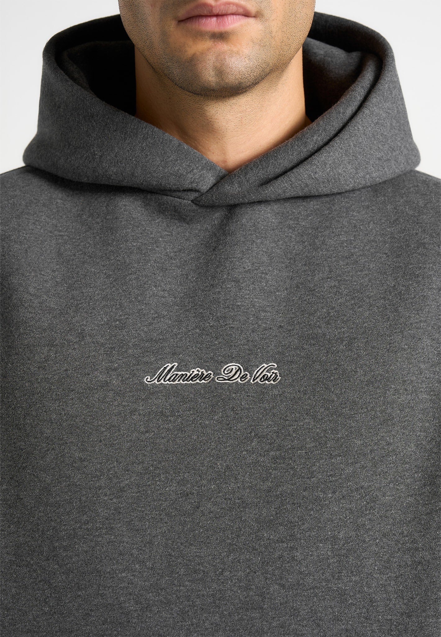 Ollie - Unisex Signature Relaxed Fit Hoodie - Charcoal Grey