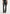 Ninon - Leather Fit And Flare Pants With Chain - Black
