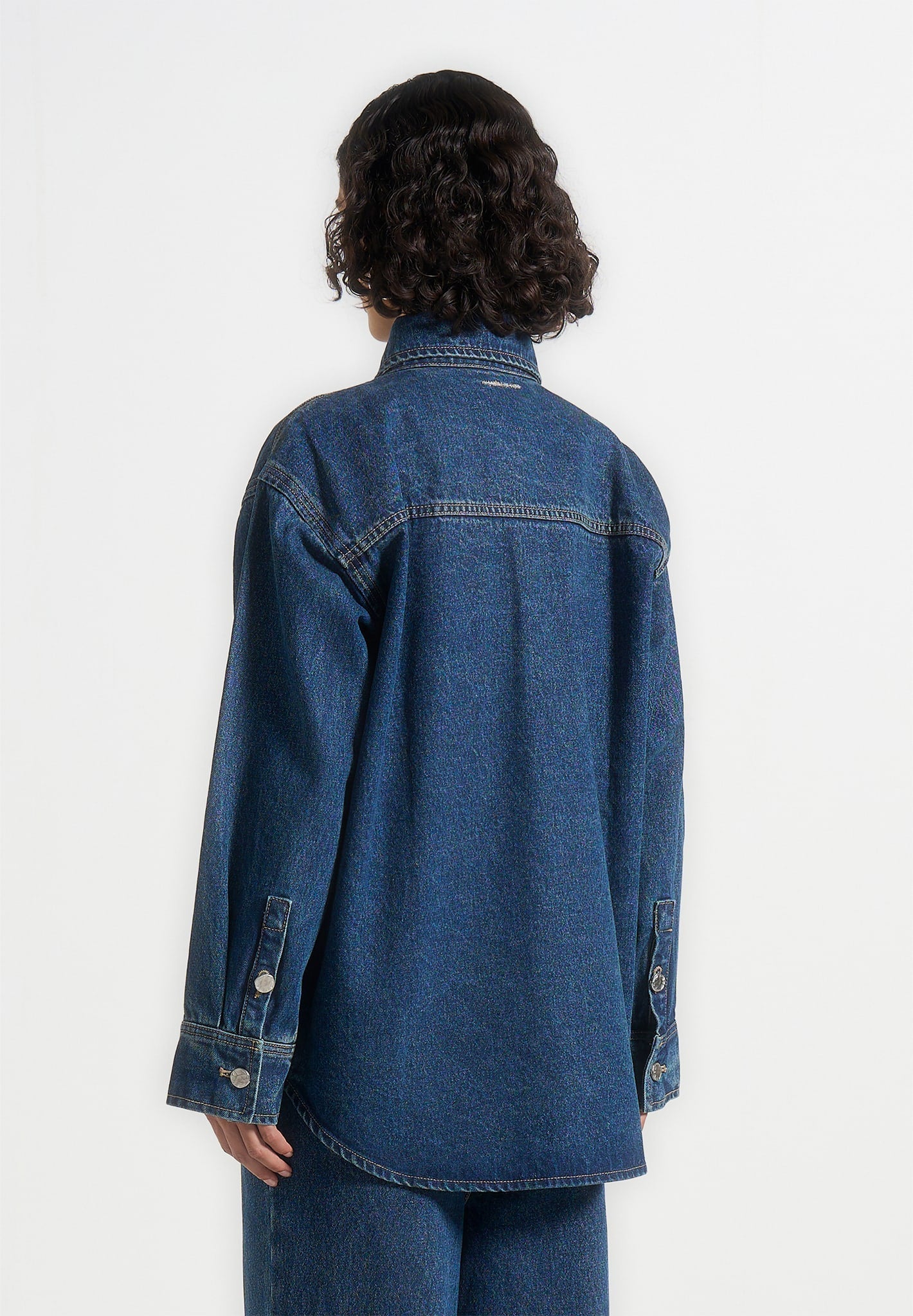 Joy - Oversized Denim Shirt - Indigo