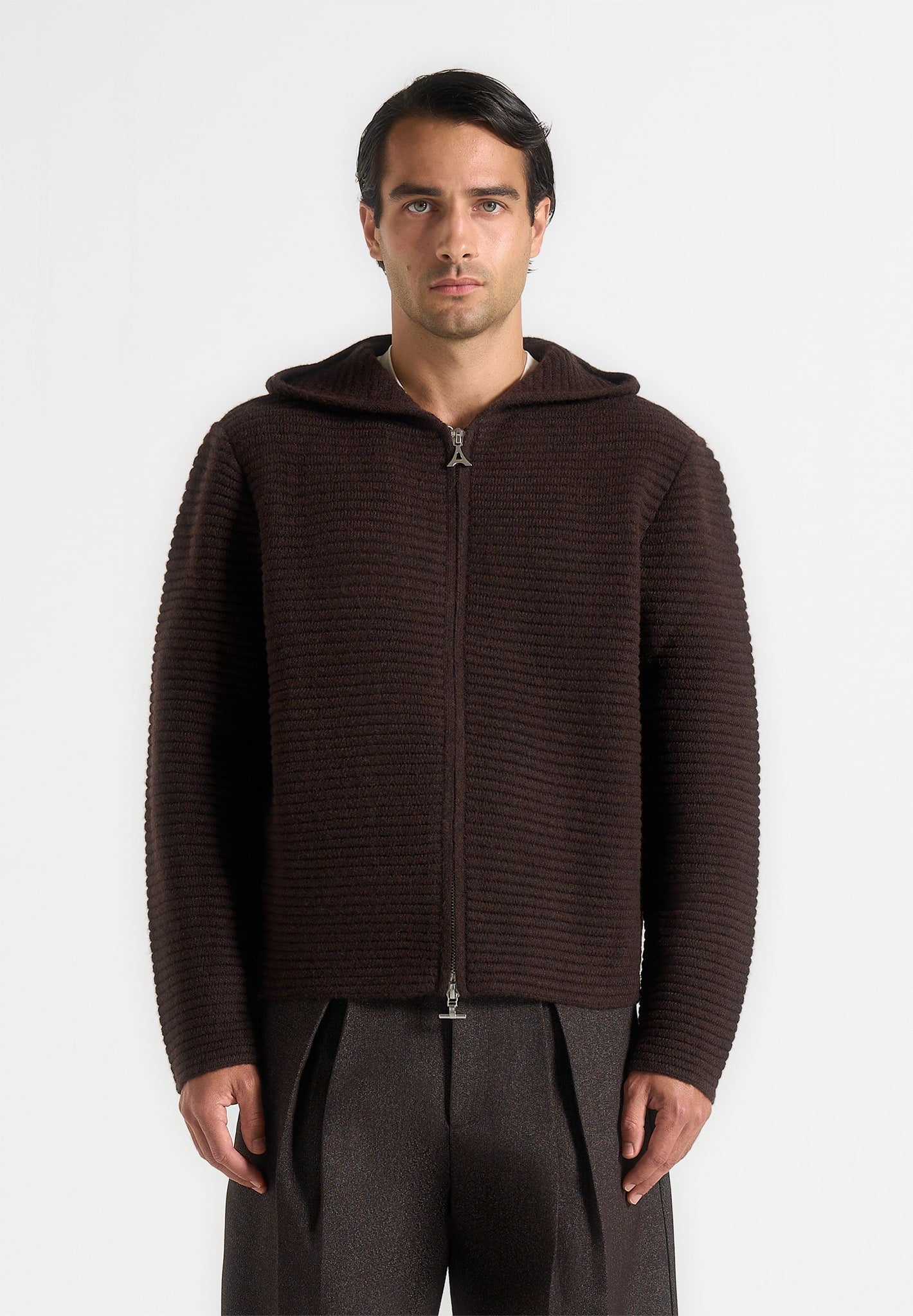 eden-unisex-ribbed-knit-zip-up-hoodie-brown
