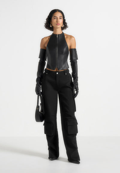 claudette-leather-halterneck-backless-top-black