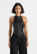 claudette-leather-halterneck-backless-top-black