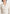 Nicole - Tailored Cinch Blazer Dress with Pleats - Cream/Beige