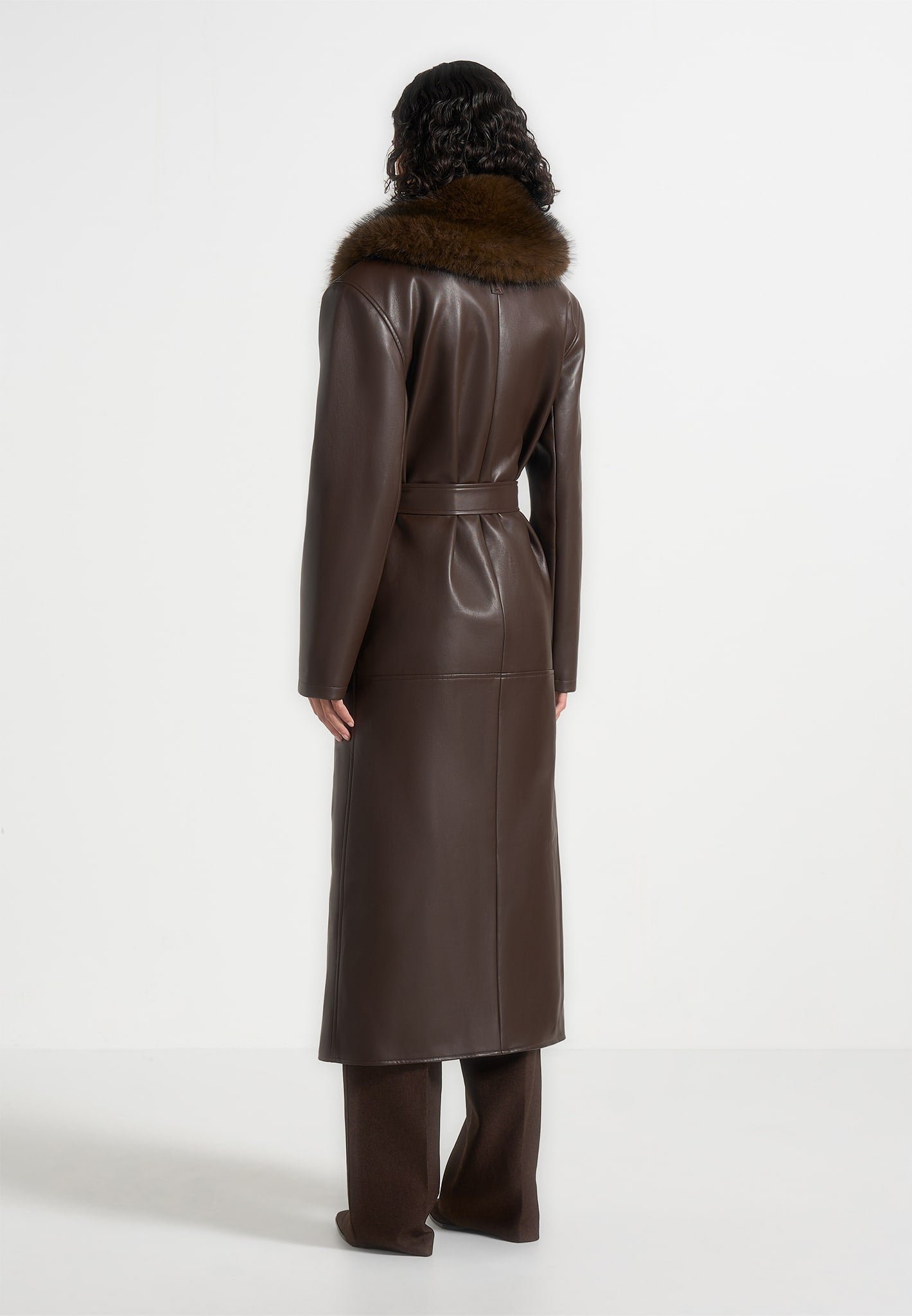 cenya-fur-collar-belted-leather-coat-brown