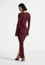 assia-long-sleeve-knitted-maxi-dress-with-belt-wine-red