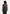Zina - Leather Wide Shoulder Bomber Jacket - Brown