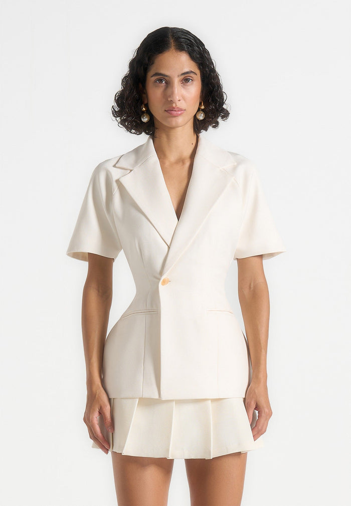 malika-double-breasted-short-sleeve-blazer-off-white