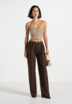 emya-2-in-1-knit-shrug-with-twisted-bandeau-top-taupe